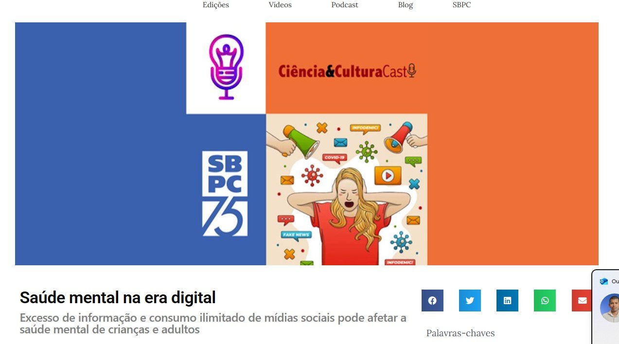 Saúde mental na era digital
